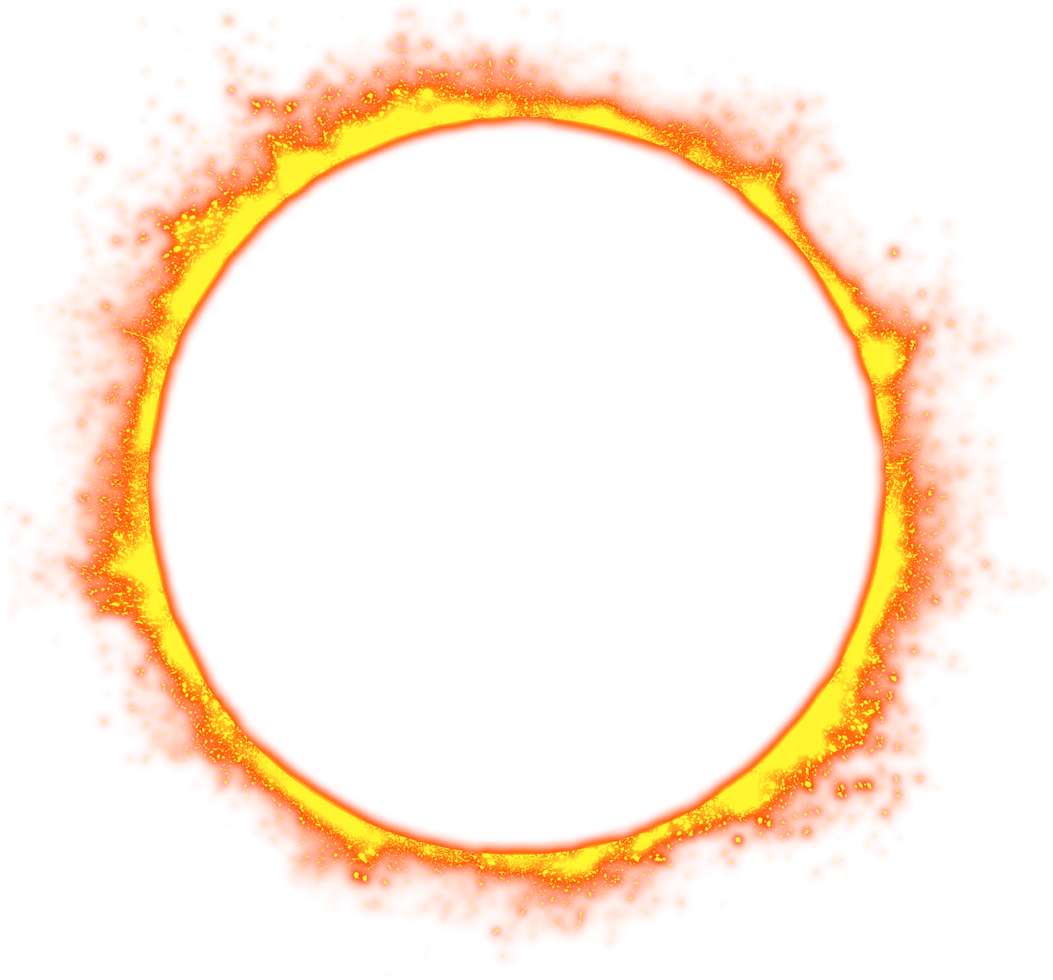 Glowing Fire Circle